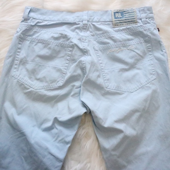 Polo Jeans Company Ralph Lauren Light Blue Pants - Picture 3 of 5